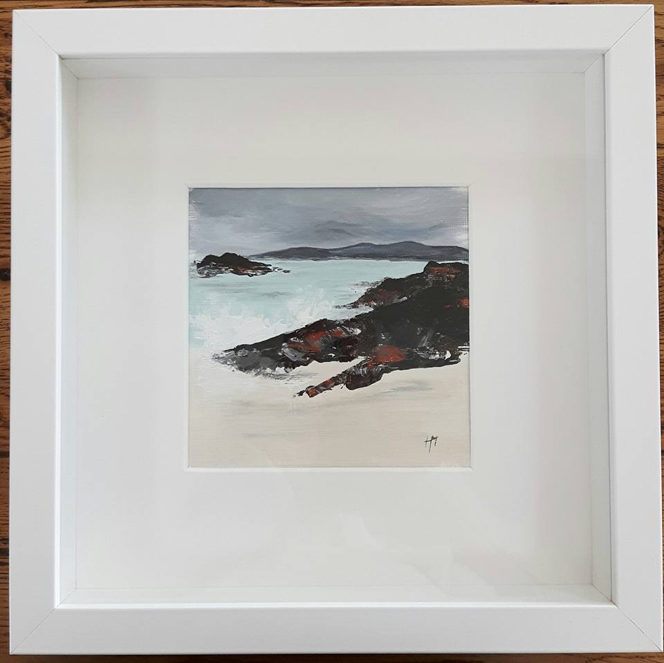 <q>Mannin Bay</q> - 2018 acrylic on canvas